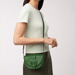 Fossil Harwell Small Crossbody Bag Snakeskin Print